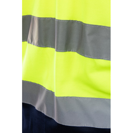 KOSZULKA POLO OSTRZEGAWCZA BRIXTON FLASH KOSZULKA ŻÓŁTA