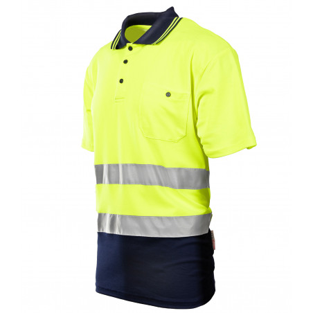 KOSZULKA POLO OSTRZEGAWCZA BRIXTON FLASH ŻÓŁTA POLSTAR