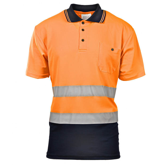 KOSZULKA POLO OSTRZEGAWCZA BRIXTON FLASH POMARAŃCZOWA POLSTAR