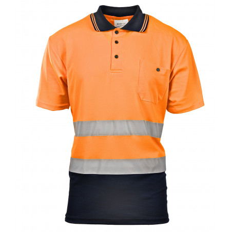 KOSZULKA POLO OSTRZEGAWCZA BRIXTON FLASH POMARAŃCZOWA POLSTAR