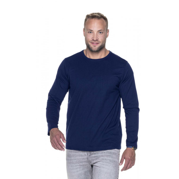 KOSZULKA T-SHIRT Z DŁUGIM RĘKAWEM VOYAGE GRANAT 22 PROMOSTARS