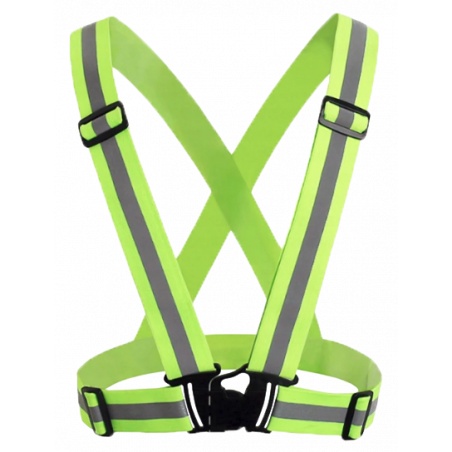 SZELKI ODBLASKOWE FLUO ZIELONE SIGMA SAFETY