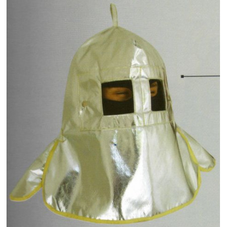 HEAT RESISTANT HOOD WITH TWO GLASSES